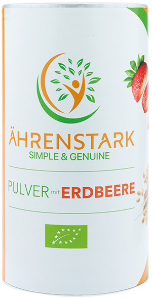 Pulver mit Erdbeere (BIO)